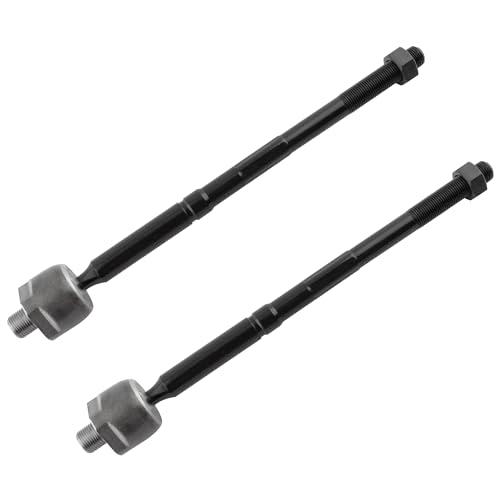 WEDOAUTO 2Pcs Front Inner Tie Rods End Links LH Driver & RH Passenger Fit For Cadillac Escalade/ESV, For Chevrolet Silverado 1500/Suburban/3500 HD/Tahoe, For GMC Sierra 1500/Yukon/XL Replace# EV800938
