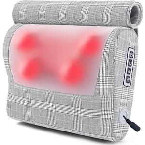 Papillon Back Massager, Shiatsu Neck Massager for Pain Relief Deep Tissue with Heat, Electric Kneading Massage Pillow for Back, Shoulder, Foot, Muscle Pain Relief, Gifts for Women/Men/Mom/Dad