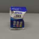 EPSON 522 EcoTank Ink Ultra-high Capacity Bottle Color Combo Pack (T522520-S) Works with ET-2720, 2800, 2803, 2840, 4700, 4800, 4810