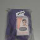 33 Inches Long Purple Braid Anime Costume Wig  High Temperature Heat Resistant Silk Fiber  Natural Looking Costume Wig for Halloween Party, Cosplay (Small Size)