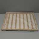 SpaceAid Bamboo Rack Dish Pad, Instant Dry Diatomaceous Earth Mat for Kitchen Counter, Stone Dish Fast Drying Mat Board (15.8 x 11.8 inch, White Marble)