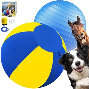Happypaw 3.0 Upgrade 25'' Herding Ball for Dogs – Enhanced Chew Resistance & Heavy-Duty Material,Dog Toy Agility Equipment for Australian Shepherds,Collies,Includes 5 Repair Patches