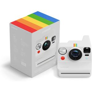Polaroid Now+ 3rd Generation I-Type Instant Film Camera - Bluetooth Connected App Controlled - White - Camera Only No Film (9161)