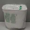 UUJOLY Plastic Small Can Wastebasket, Garbage Container Basket for Bathrooms, Laundry Room, Kitchens, Offices, Kids Rooms, Dorms, 3.5 Gallon, White