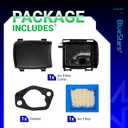 BlueStars 14 743 03-S Air Filter Cover Base Cleaner Kit - For Kohler XT650 XT675 Engines Husqvarna Toro 22" Recycler Lawn Mower - Replaces 14-096-119-S 14-743-03-S 14-094-27-S