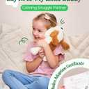 2 x Heatable Weighted Plush Puppy Dog  Cozy Comfort & Security, Soothing Stuffed Animal for Kids & Toddlers, Compact 1.5 lbs  Perfect for Cuddles!