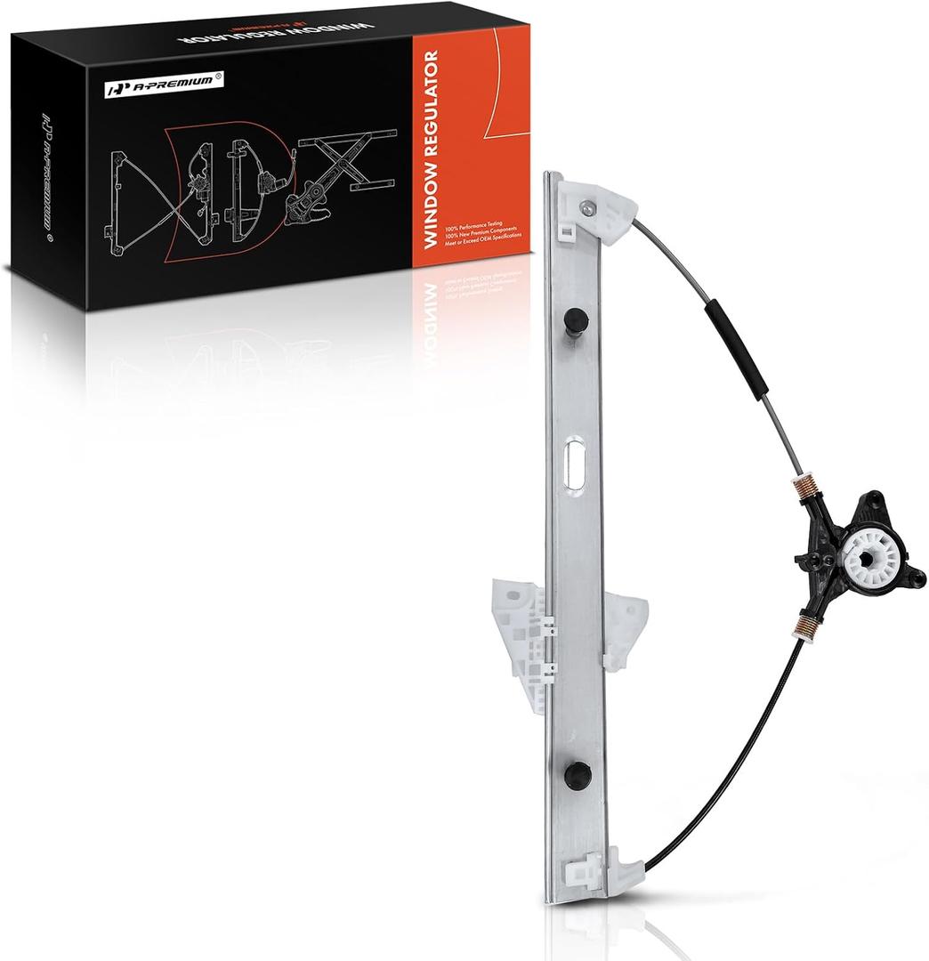 A-Premium Electric Power Window Regulator Without Motor Compatible with Mazda CX-9 2007-2015 Rear Left Driver Side