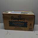 Pampers Swaddlers Diapers, Size 6 (23-44 lbs), 108 Count, Absorbent, Keeps Baby Dry and Comfortable, Skin Safe Disposable Baby Diaper