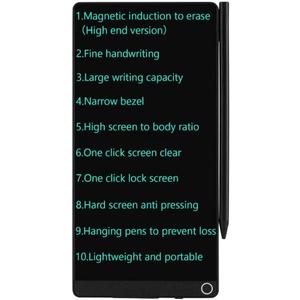 Mini LCD Writing Tablet Updated, 6.5in Erasable Reusable Electronic Drawing Pads, Electronic scratchpad, Hanging pens (Black)