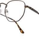 Classic Square Polygon Reading Glasses for Men Women Light Blocking Computer Readers Spring Hinge Metal Frame