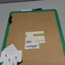Mr. Pen- Dry Erase Board, 14 x 11 with a Black Dry Erase Marker, Green Frame, Small Mini White Board for Students, Fridge, Wall, Locker, Includes Double Sided Tapes