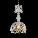 JXJYHL French Vintage Glass Pendant Light Fixtures 9.84" Luxury Gold Crystal Chandelier Chain Adjustable Hight Pendant Lights for Dining Room Living Room Kitchen Island Bedroom