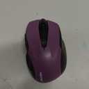 TECKNET Wireless Mouse, 2.4G Ergonomic Optical Mouse, Computer Mouse for Laptop, PC, Computer, Chromebook, Notebook, 6 Buttons, 24 Months Battery Life, 2600 DPI, 5 Adjustment Levels - Purple