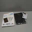 Bluetooth Keyboard for iPad, Rechargeable Slim Portable Wireless Keyboard for iPad Tablets, Compatible for All iOS/Windows/Android System Devices-Black