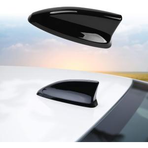 Thenice for 11th Gen Civic Accessories Antenna Topper Car Shark Fin Cover Exterior Decoration Compatible with Honda Civic 2022 2023 2024 2025 2026 -Glossy Black