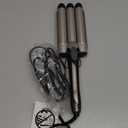 Infiniti PRO CONAIR Triple Barrel Waver Curling Iron, 3-Barrel Hair Waver to Create Long-Lasting Beachy Waves, for use on Medium to Long Hair, Dual Voltage, Gray (1-inch)