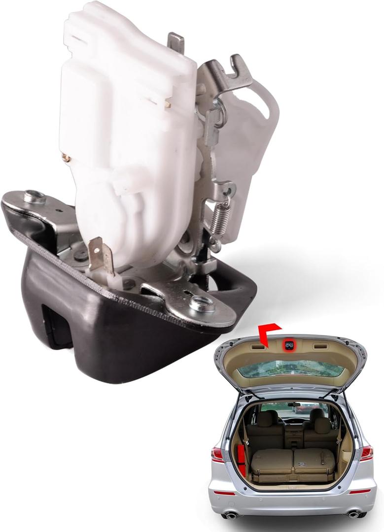 Rear Tailgate Lock Actuator Assembly Compatible with 2005-2010 Honda Odyssey, Trunk Latch Actuator, Replace# 74896-SED-E01, 74801-SHJ-A11 Rear Tailgate Lock Actuator Assembly Compatible with 2005-2010 Honda Odyssey, Trunk Latch Actuator, Replace# 74896-SED-E01, 74801-SHJ-A11