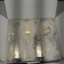 WOTOR Gold Glasses Set of 4, 18oz Unbreakable Gold Goblet, Stainless Steel Glass, Metal Glass for Outdoor, Travel, Camping, Pool