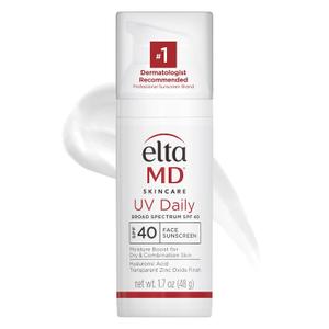 EltaMD UV Daily Tinted SPF 40 Face Sunscreen Moisturizer (Untinted 1.7 oz)