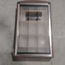 Dog Door for Wall, Extra Large Dog Door with 2 Magnetic Flaps, 2 Lock Panels, Steel Frame and Telescoping Tunnel, Doggie Door for Interior and Exterior Wall, X-Large, Coffee Color