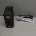 Karaoke Machine with 2 Wireless Microphones Portable Bluetooth Karaoke Machine for Adults Kids DSP Chip Karaoke Speaker with LED Lights Supports TWS TF Card USB AUX in (Black)