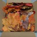 DearHouse 2 Pack Fall Garland Maple Leaf, 5.9Ft/Piece 7 Colors Hanging Vine Garland Artificial Autumn Foliage Garland Thanksgiving Decor for Home Wedding Fireplace Party Christmas (Brown)