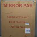 Bathroom Mirror for Wall,30''x20'',Black Oval Mirror for Bedroom Entryway Bathroom, Metal Framed Vanity Mirror(30''x20'',Black)