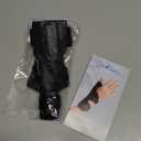 DrFinger Thumb Brace Spica Splint for Right & Left Hand, De Quervain's Tenosynovitis Splint, Breathable Wrist & Thumb Stabilizer, for Trigger Thumb, Arthritis, Tendonitis, Men and Women -Black (S/ M)