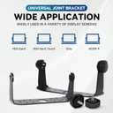 000-11020-001 Gimbal Bracket with Knobs Fits Lowrance 9 HDS Gen2 Touch, 9 HDS Gen3, 9 HDS Carbon, 9 Elite-Ti, 9 Hook, 9 Elite-HDI-Chirp,not fit an Elite 9 FS or HDS-9 Live