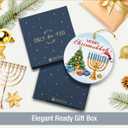 3 x Hanukkah Ornaments 2025 - Merry Chrismukkah Ornament for Christmas Tree Decorations, Gift for Friends Neighbors Mom Coworker, Spiritual Gifts for Women, Jewish Gifts