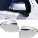 Moonlinks Compatible with Chevy Suburban/Tahoe, GMC Yukon/Yukon XL Side Mirror Cover 2021 2022 2023 2024 2025, Chrome Left Driver & Right Passenger Side Clip-on Mirror Cap WITH Turn Signal