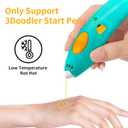 3D Pen PCL Filament Refill, Only Fit for 3Doodler Start 3D Pen, PCL Filament Refill Pack by DO3D (10 Colors)