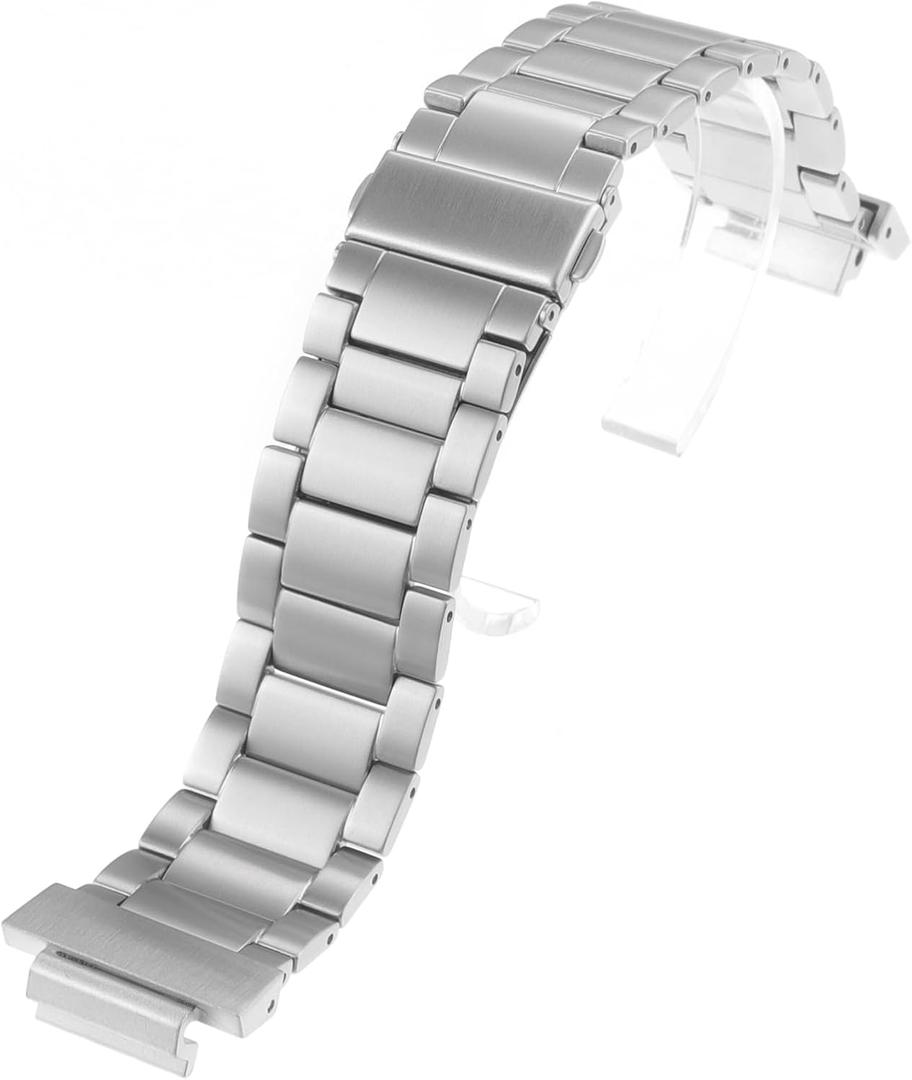 stainless steel + titanium Strap Watch Band Compatible with for Casio GM-2100 GA-2100 GA-2110 GA-B2100 GM-5600 GM-6900 GM-2140GEM GM-2110 GM-2110D