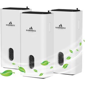 Air Purifier Plug In 3 pack, Air Ionizers for Home, Negative Ion Generator for Rooms With Odor and Smoke, Usually Used in Bedrooms, Pet Rooms, Toilets, Garages, Small Rooms