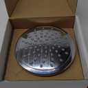 Moen Chrome Bathroom 8-Inch Wide Fixed Rainfall Showerhead, 6345