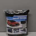 EcoNour Windshield Cover for Ice and Snow - Universal Fit for Car, SUV, Truck, Heavy Duty 600D Oxford Fabric Frost Protector for Ice & Sleet, Includes Anti-Theft Straps, Medium (69"x42")