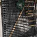 20-inch Bird Cage,Foldable Medium Small Parrot Parakeet Bird Cages for Parrots Canaries Cockatiels Lovebirds Finches Budgies Conures Pet Metal Birdcage with Slide-Out Tray and 4 Pcs Bird Toys