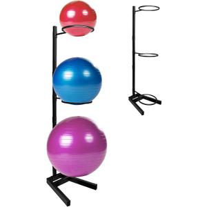 Montex Yoga Ball Holder, Exercise Ball Holder Vertical Storage for Commercial Gym and Home