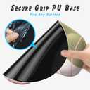 2 x Office Mousepad with Gel Wrist Support - Ergonomic Gaming Desktop Mouse Pad Wrist Rest - Design Gamepad Mat Rubber Base for Laptop Computer -Silicone Non-Slip Special-Textured Surface (15MarbleW)