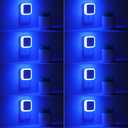 Sujeet Night Light, Night Lights Plug into Wall 8-Pack, Nightlight Plug in Night Light, Dusk to Dawn Night Lamp Led (Blue)