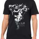 Unisex-Adult Black Parade Clock Logo T-Shirt (Large)