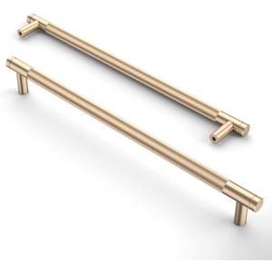 Asidrama 10 Pack 12.6 Inch(320mm) Gold Kitchen Cabinet Handles, Cabinet Pulls Kitchen Cabinet Hardware for Cupboard Drawer Pulls