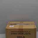 Outdoor LED Grow Light, Waterproof String Plant Growing Light, 21 FT Full Spectrum Growth Light, Suitable for Garden, Farm, Flower, Seedling Greenhouse Grow Light (6 Light) (Pale Red)