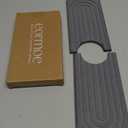 Kitchen Sink Faucet Mat - 15.7in Diatomite Sink Protectors for Kitchen Sink, Stone Sink Splash Guard for Kitchen Counter Sink Accessories (Grey, 15.7'' x 3.9'') (Gray)