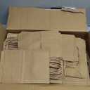 vanhel 120 pack Kraft Paper bags with Handles,Assorted Sizes Gift Bags Bulk Kraft Paper Bags, Weeding,Birthday, Favor,Party,Retail Merchandise Bags, Brown