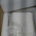 4 Pack Dumpling Plate with Dipping Saucer, 7.5" Ceramic Japanese Sushi Platter, Colorful Square Serving Plate with Dish for Home Kitchen, Snack Dessert Salad Fries Fruit Gyoza