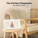 KeaBabies Baby Hand and Footprint Kit - Clay Handprint Keepsake Frame, Newborn Nursery Picture Frame, Personalized New Mom Gifts for Shower & Registry, First Mother's Day (Alpine White)