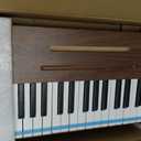 Kids Wooden Piano Keyboard with 37 Keys & Music Stand Digital Educational Toy for Toddlers Boys Girls, Ages 3+, Ideal Musical Instrument Gift