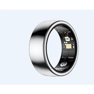Smart Health Tracker, No Subscription Required, Smart Ring for Men and Women, Long-Lasting Battery, Fitness and Sleep Monitor Compatible with iOS and Android (Silver, 7#)