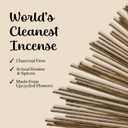 Mystic Oud Agarwood Incense Sticks - (40+Sticks, 9 inch) Thick Natural Resin Incenses Made from Assam Oudh Chips, Clean Charcoal Free | Infuse Luxury with These Exotic Oud Incense (Burn Time 45+ mins)